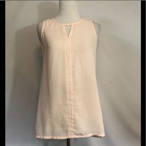 Express Keyhole Tank in Pink Size XS